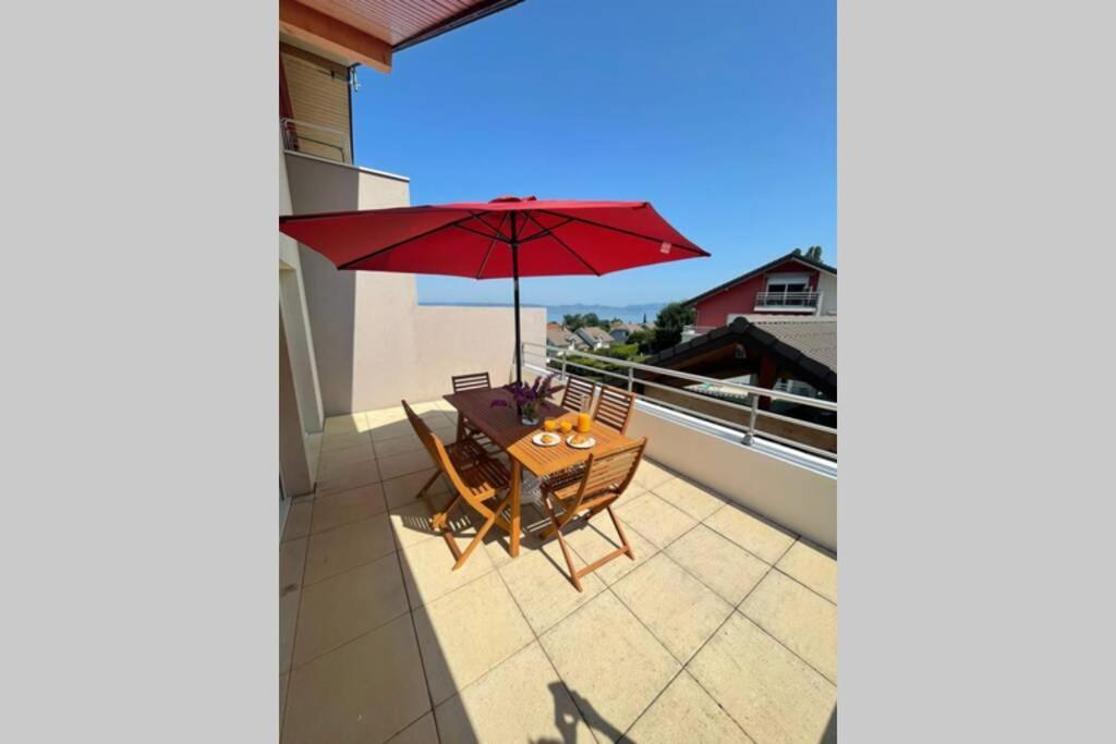 Superbe appartement au calme avec vue sur le Lac. Évian-les-Bains Extérieur photo